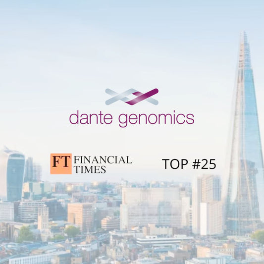 FinancialTimes selected Dante Genomics in the Top 25 European Fastest Growing Companies.